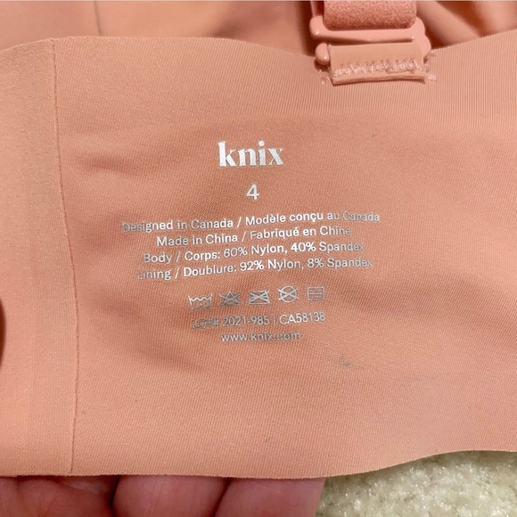 Knix Padded V-Neck Bra - Thin Strap - Picture 6 of 8